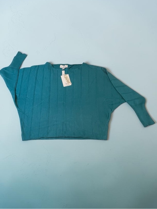 Magaschoni Sweaters - Magaschoni Teal Crew Neck Sweater